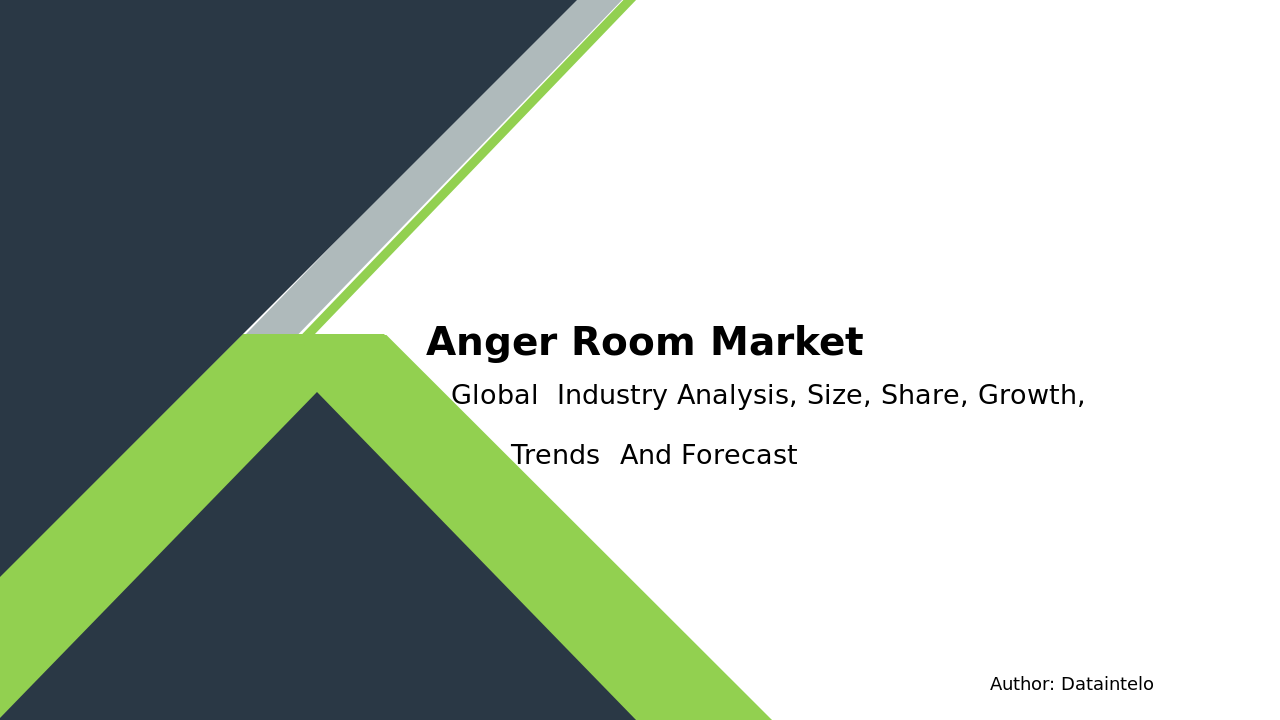 Anger Room Market Report | Global Forecast From 2025 To 2033