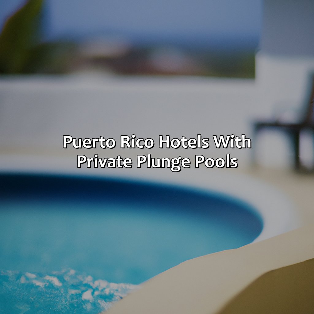 Puerto Rico Hotels With Private Plunge Pools – Ktjkrug