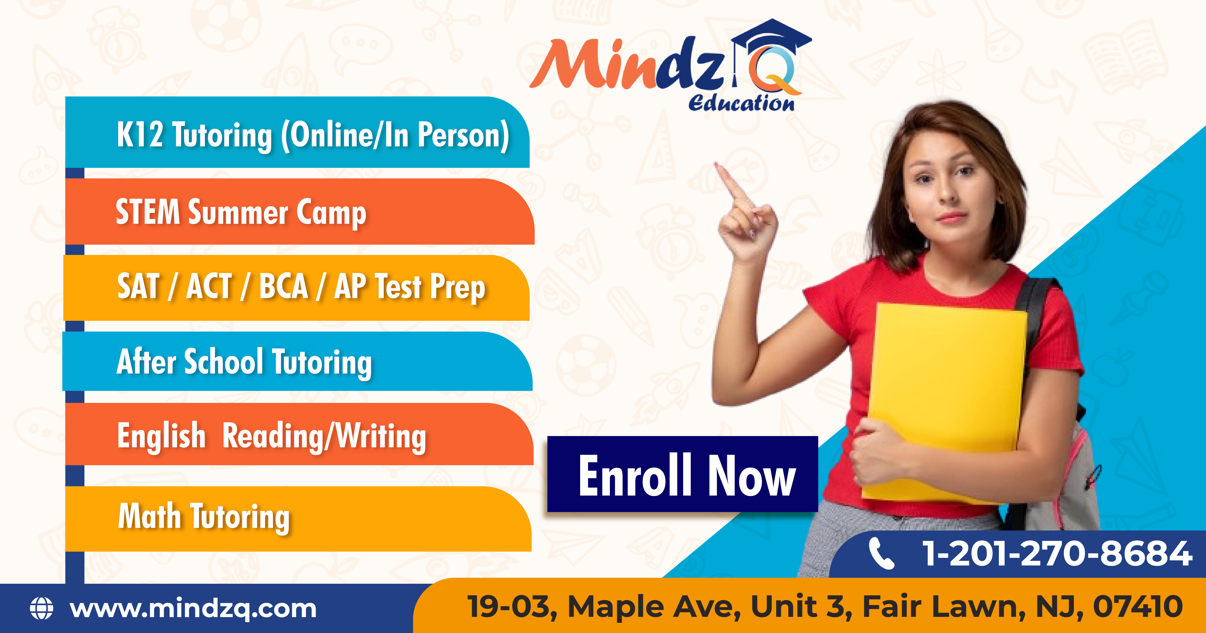 Tutoring For Reading in Clifton, NJ | Mindzq Education