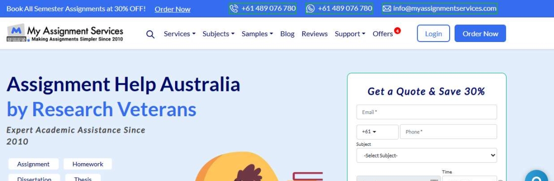 My Assignment Services Cover Image