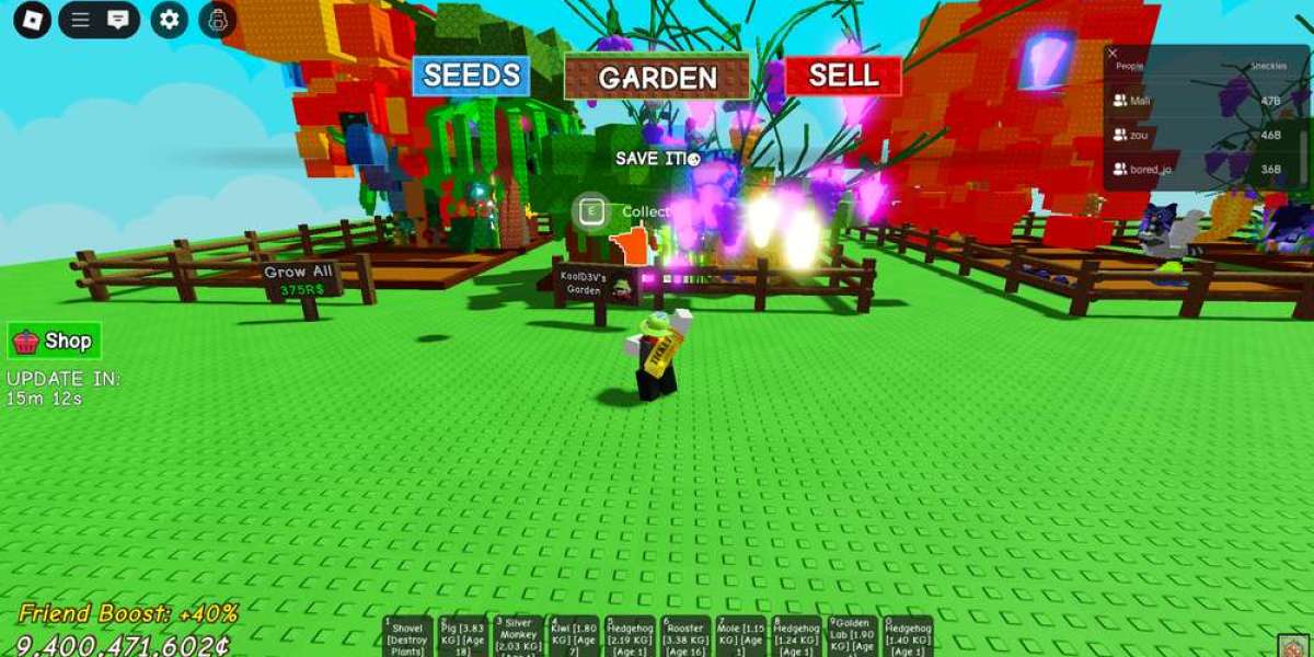 MMOexp Grow a Garden: Steal them from others' gardens