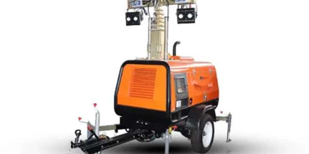 Portable Diesel Light Tower: Dual Guarantee of Brightness and Endurance