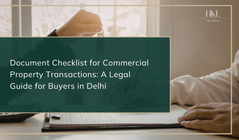 Document Checklist for Commercial Property Transactions