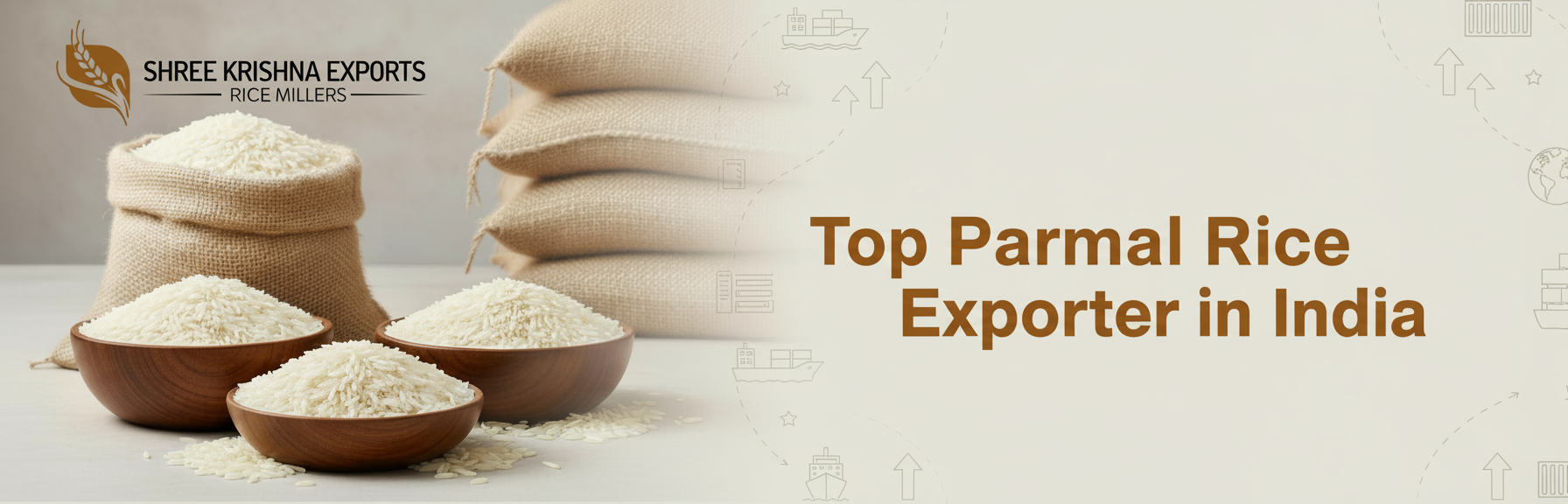 Top Parmal Rice Exporter in India - skericemill.com
