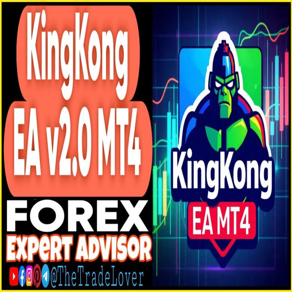 Kingkong EA v2.0 MT4 (Works on Build 1443+) | Forex Robot | MT4 Expert Advisor - The Trade Lovers