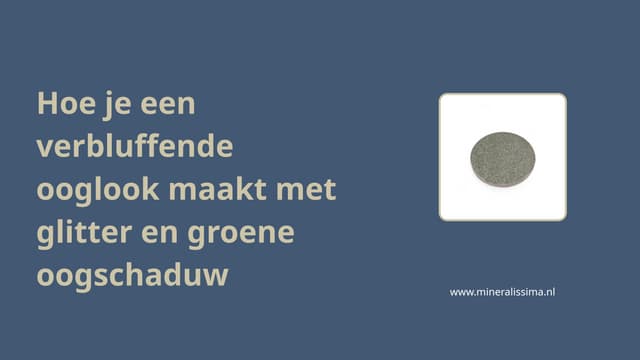 Hoe je een verbluffende ooglook maakt met glitter en groene oogschaduw | PPTX