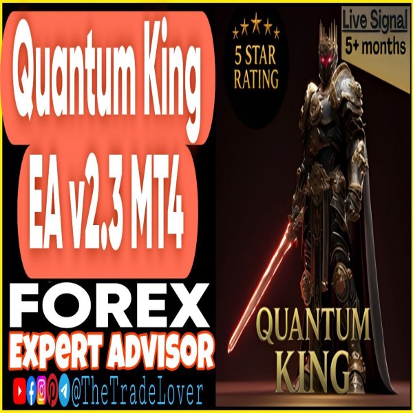 Quantum King EA v2.3 MT4 (Works on Build 1443+) | Forex Robot | MT4 Expert Advisor - The Trade Lovers