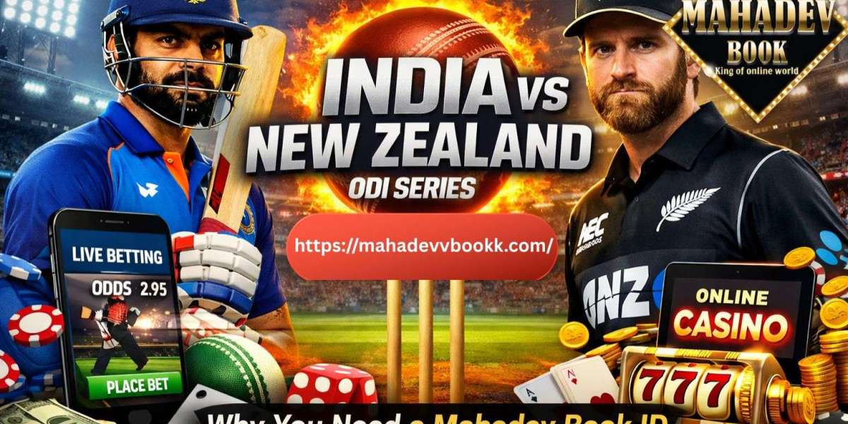 India vs New Zealand ODI: Why a Mahadev Book ID Is Essential for Live Cricket Betting Today