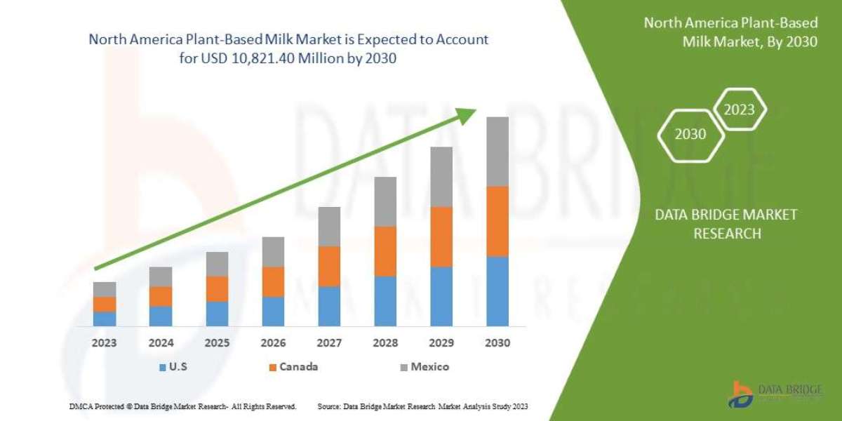 North America Plant-Based Milk Market Size, Share, Trends, Key Drivers, Growth and Opportunity Analysis