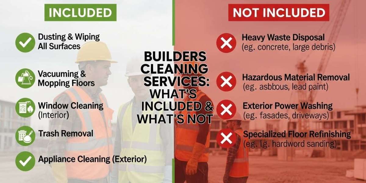Builders Cleaning Services: What’s Included & What’s Not