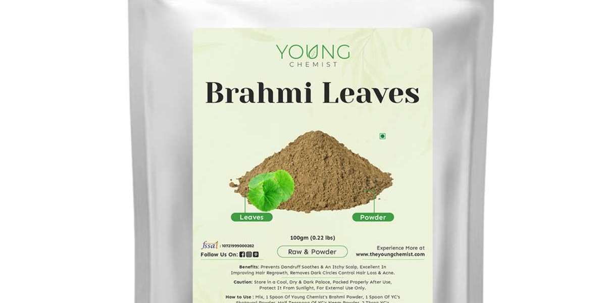 Brahmi Herbal Powder Natural Nervine Tonic for Calmness & Concentration
