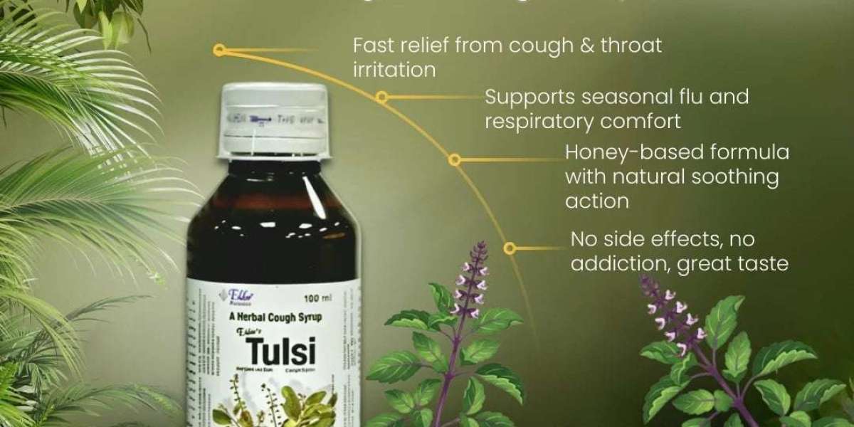 Elder’s Tulsi Cough Syrup – Natural Relief for Cough & Respiratory Comfort