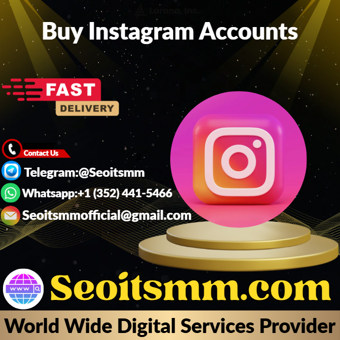 Buy Instagram Accounts-100% Best (PVA & Aged) Accounts