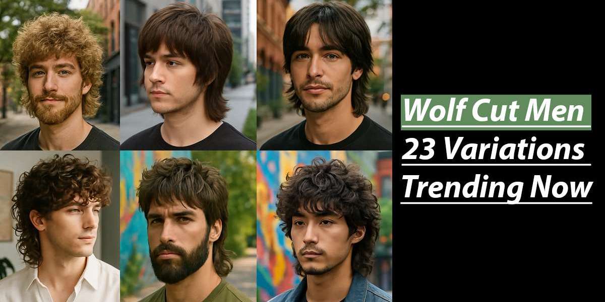 Modern Wolf Cut Hairstyles for Confident Men