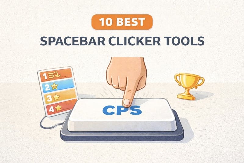 10 Best Spacebar Clicker Tools for Fast CPS Test (Ranked 2026) - Tool Sy Bee