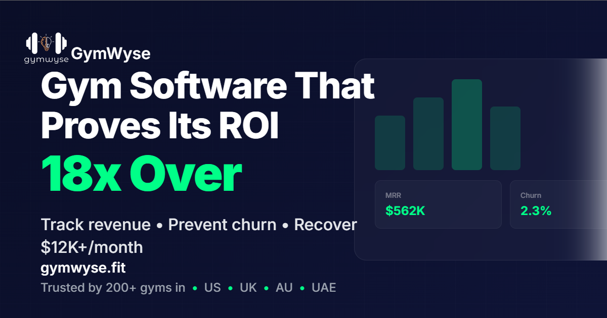 GymWyse - Gym Management Software That Proves Its ROI