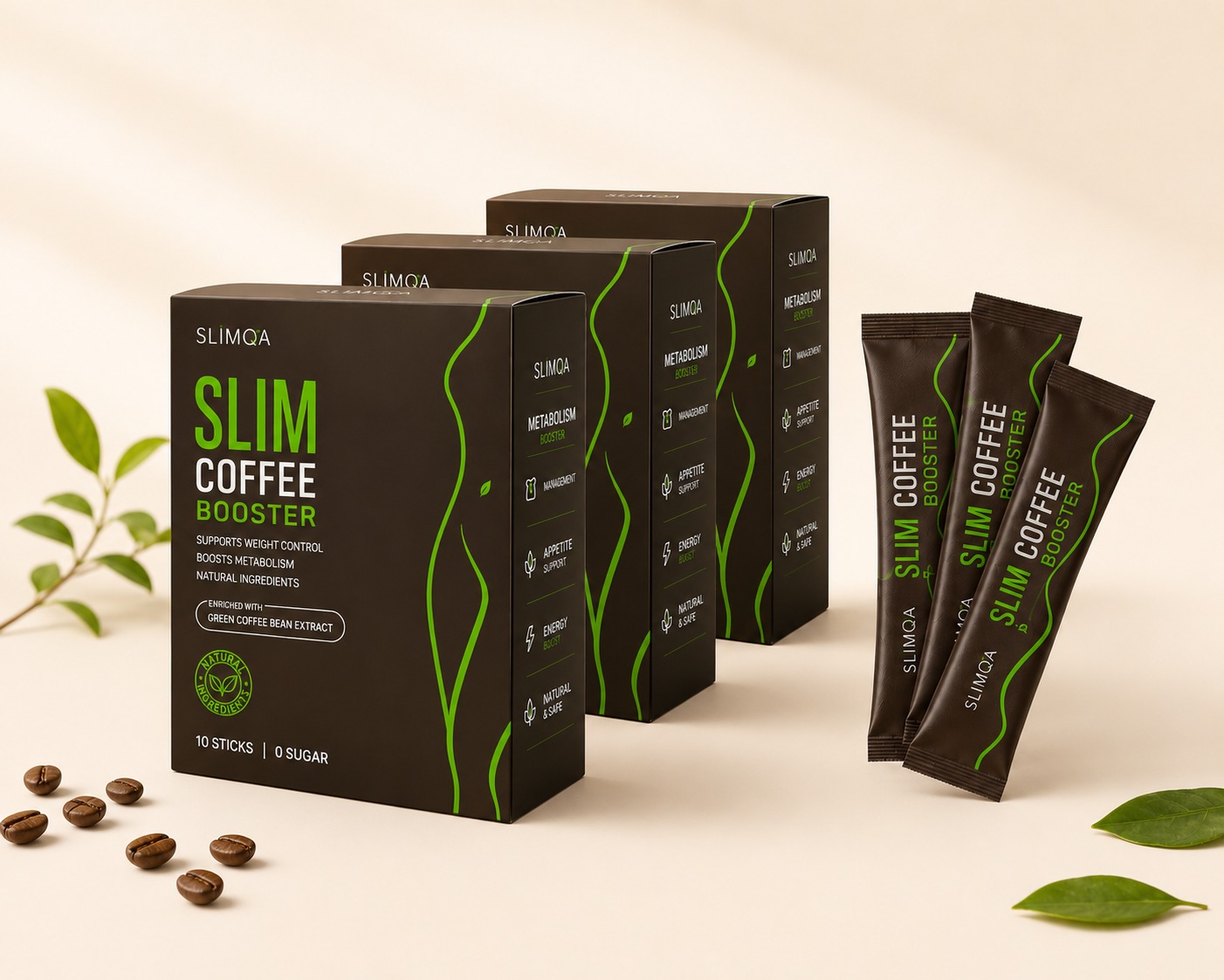 SLIMQA Slim Coffee Booster – Natürlicher Kaffee für deine Routine