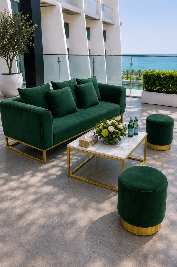 Furniture Rental UAE: Crafting Instagram-Worthy Backyard Retaining & Lounge Areas