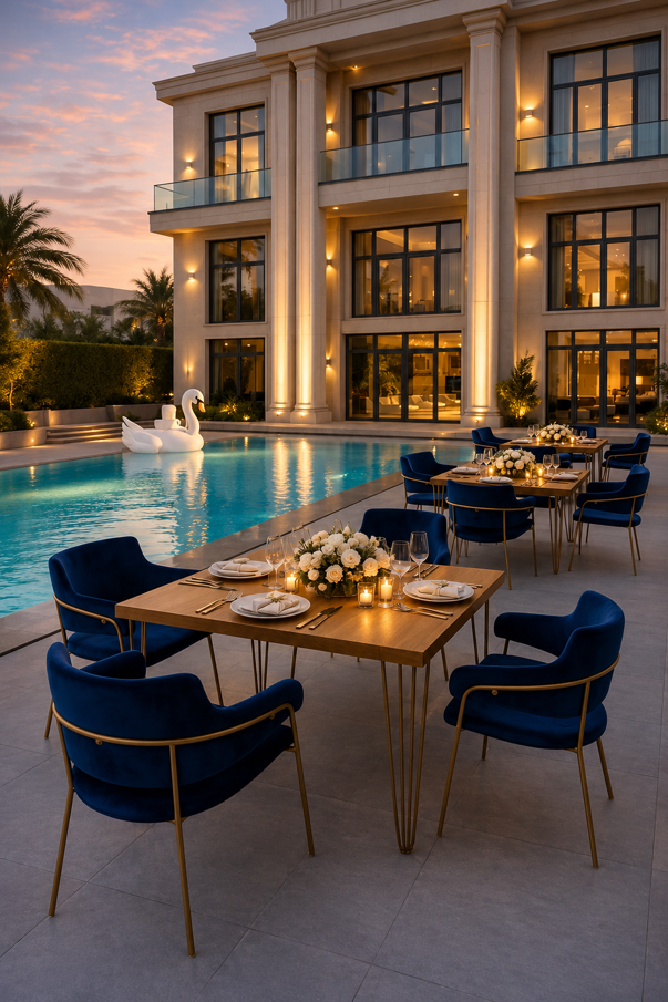 Why Dubai’s Most Photographed Events Start with the Right Chair Selection
