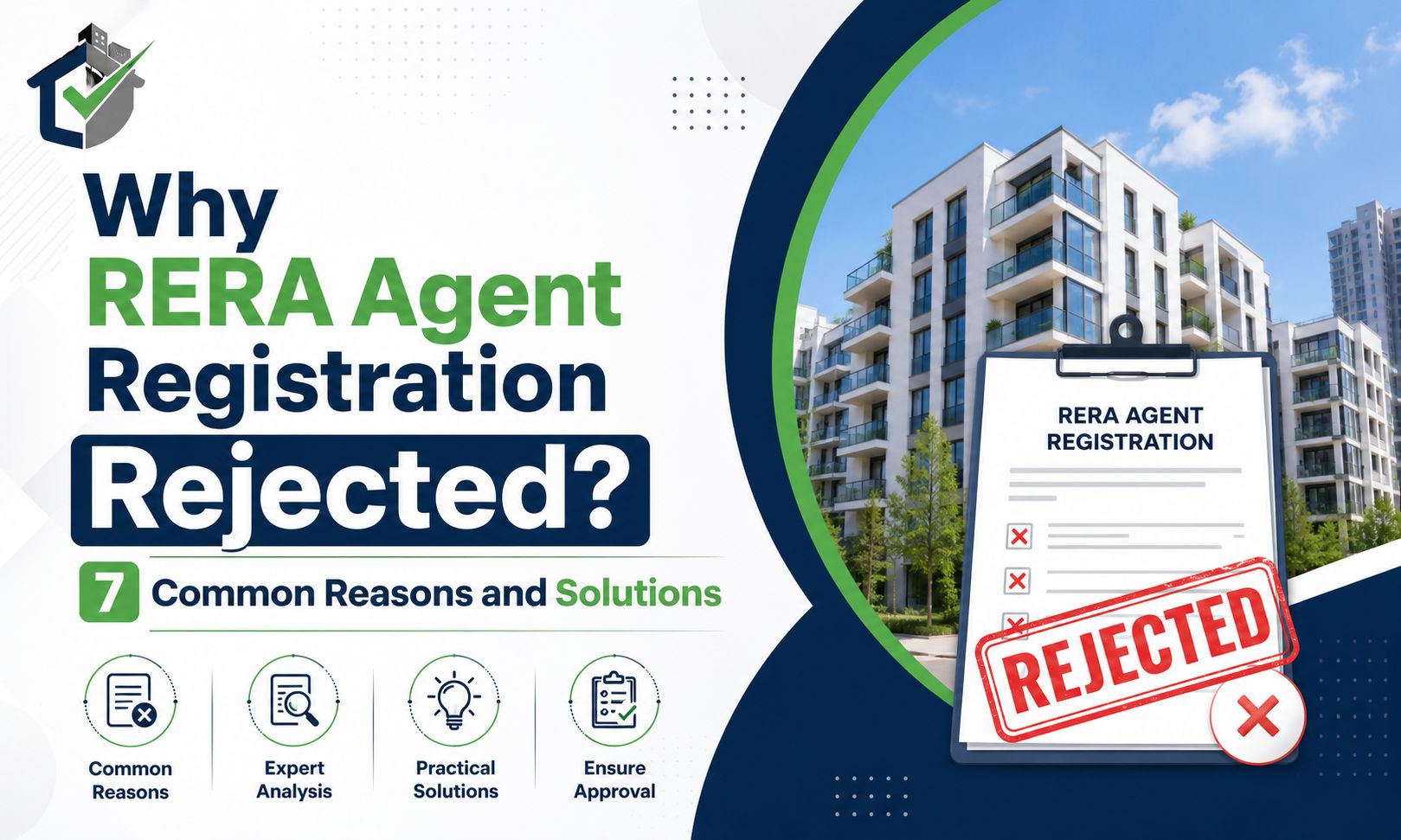 Why RERA Agent Registration Is Rejected: 7 Reasons & Solutions