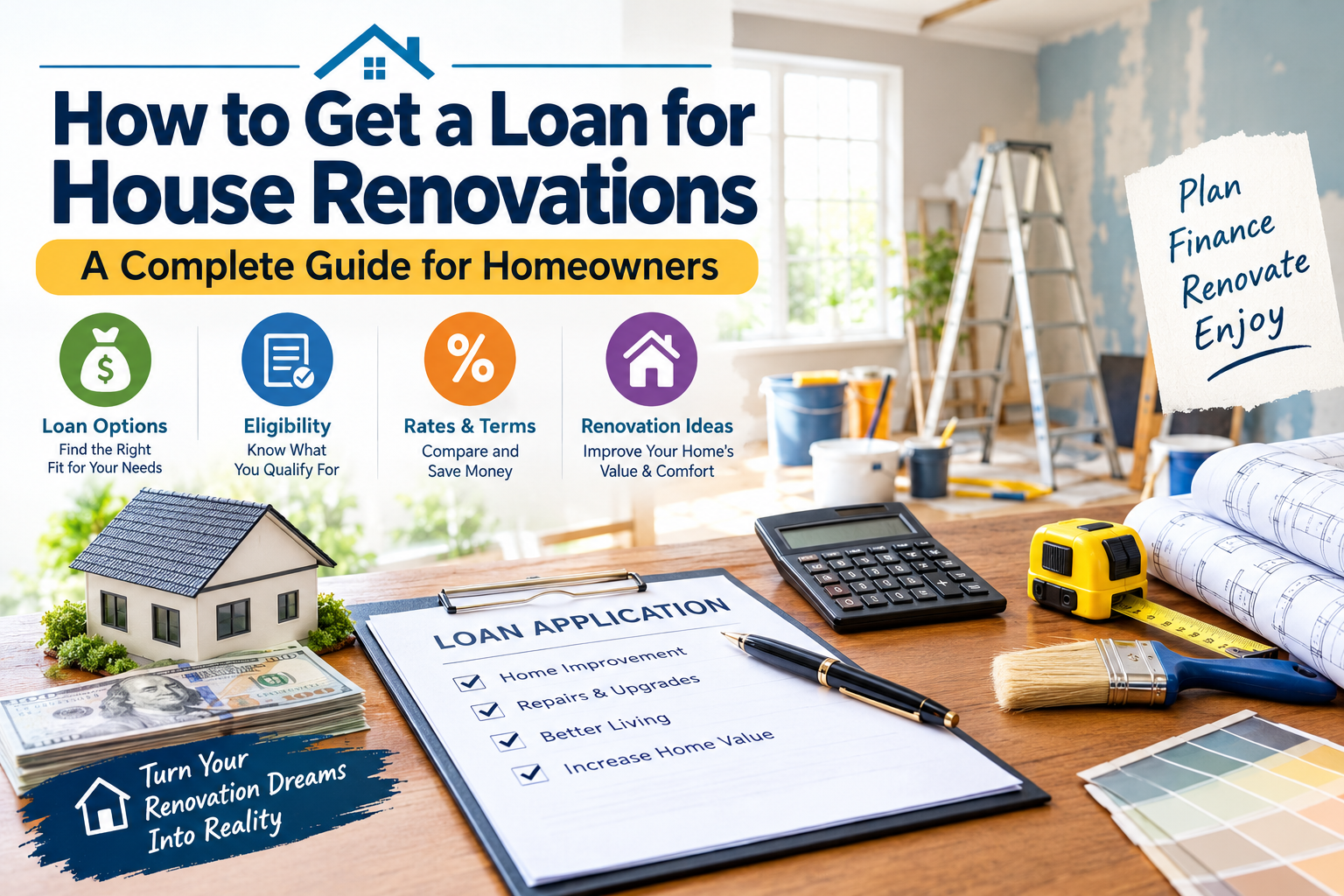 How to Get a Loan for House Renovations: A Complete Guide for Homeowners