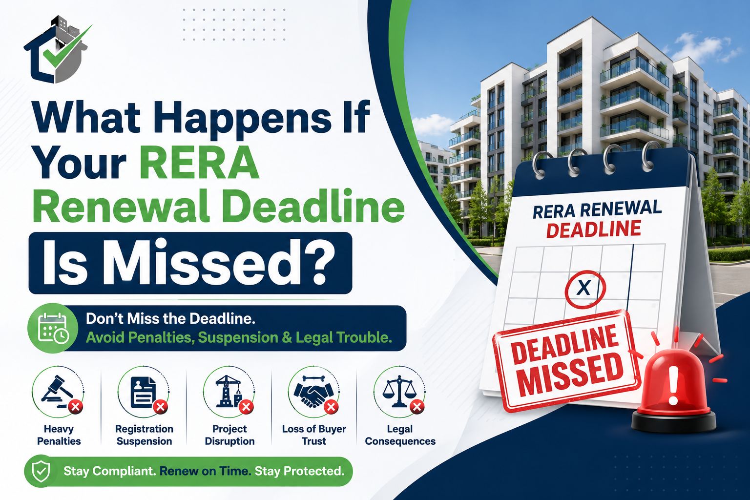 What Happens If You Miss Your RERA Renewal Deadline?