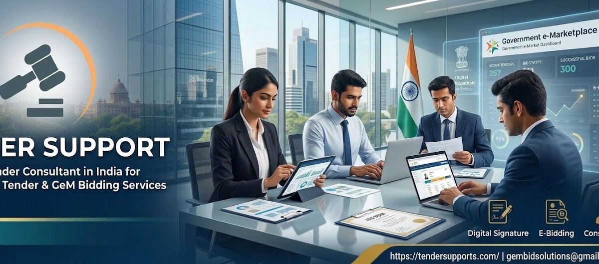 Tendersupports: Best Tender Consultant in India for Government Tender & GeM Bidding Services
